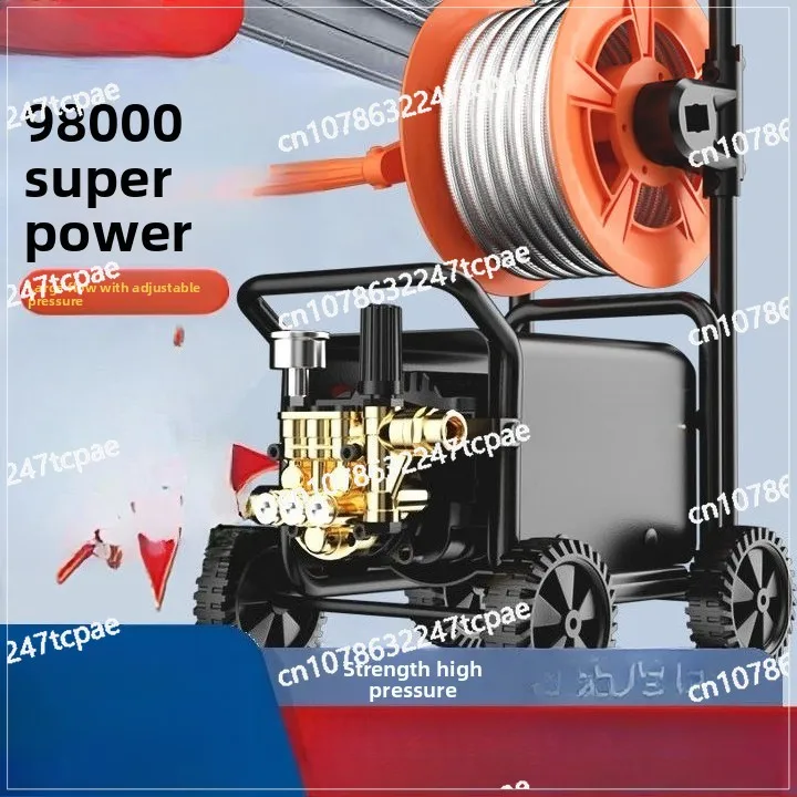 

220V Ultra-high Pressure Household Portable Car Washing Machine Plug-in High-power Automatic Car Washing Machine Outdoor