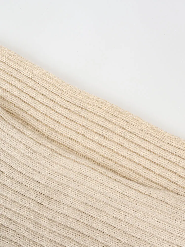 Nowe Eleganckie Zimowe Ubrania Damskie Sweter Ciepły Płaszcz Modna Odzież Dzianinowa Kardigan Bez Guzików Beżowa Bluzka Odzież Wierzchnia Jesienne Krótkie Topy