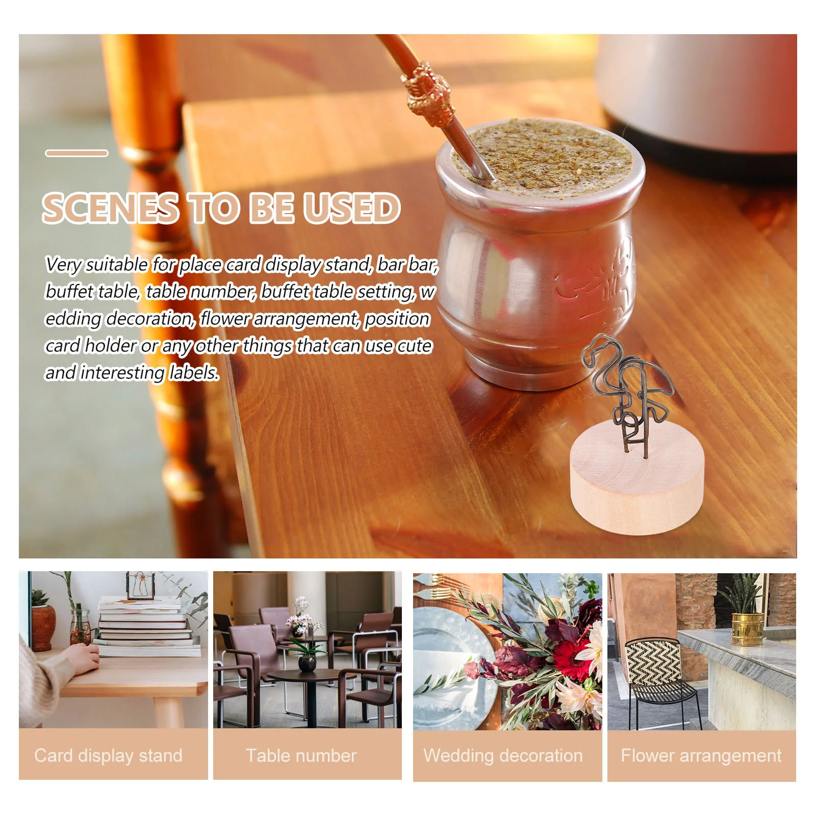 

Memo Retro Number For Wedding Cards Menu Display Photo Holder Table Sign Stand Restaurant Table Numbers Holder Clips