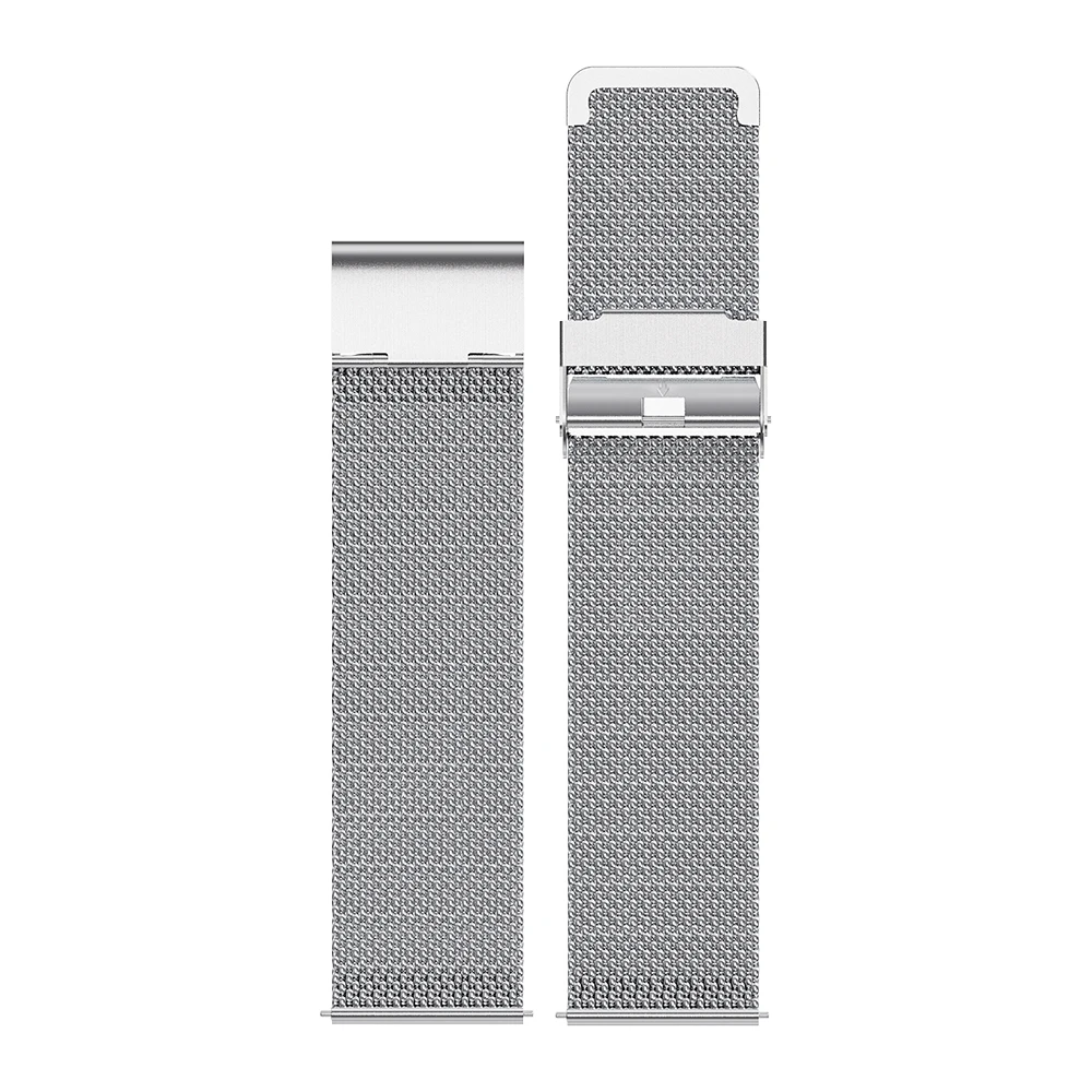 18mm 20mm 22mm 24mm Armbänder Universelle Ersatzriemen Damen Herren Armband Silbernes Armband 0,6/1,0mm Mesh Milanese Metallarmband – Detail 18