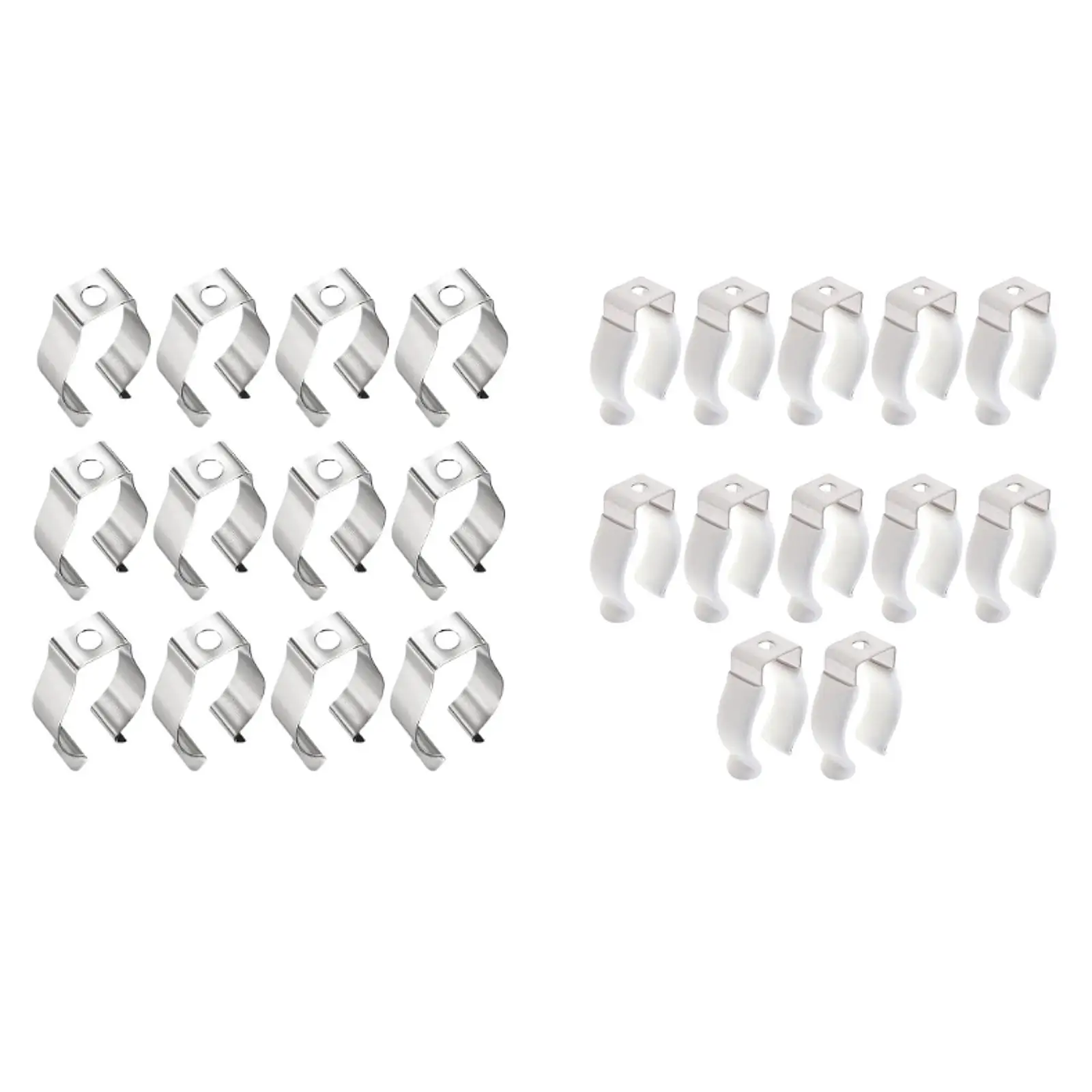 

12x T6 U Clips Holder Bracket Spring Holder Tool Clips for LED Fluorescent Tube Integrated Tube Light Fixture LED Light Tube