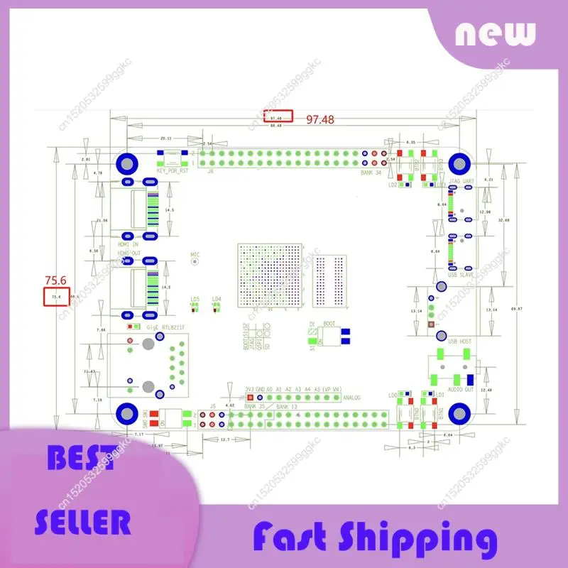 

Necessary XC7Z020 FPGA Development Board ZYNQ7020 Can Run PYNQ Image -Compatible Minimum System Support