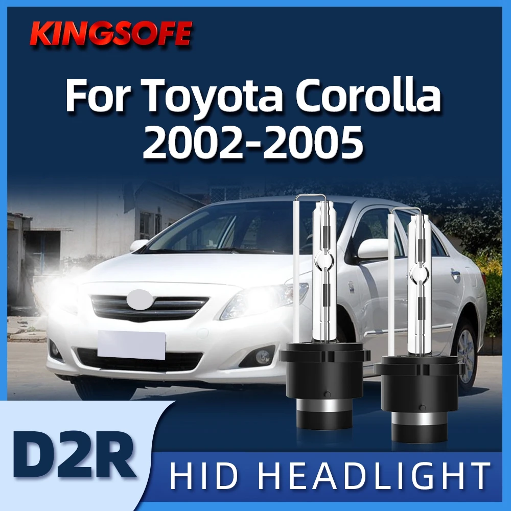 

KINGSOFE D2R 6000K 35W HID Xenon Headlight Lamp Cars Mini Cold White Bulbs For Corolla Toyota 2002 2003 2004 2005