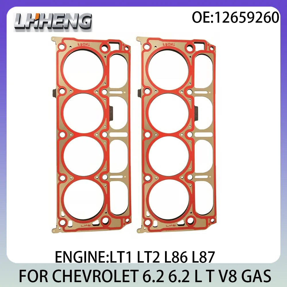 

Engine Cylinder Head Gasket For CHEVROLET CAMARO CORVETTE SILVERADO SUBURBAN TAHOE 6.2L 6.2 L T V8 GAS 13-25 LT1 LT2 12659260