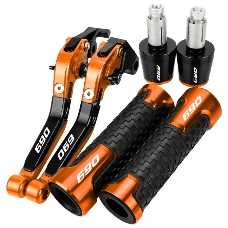 

For 690 DUKE 690 690DUKE DUKE690 2014 2015 2016 2017 Motorcycle Adjustable Extendable Brake Clutch Levers Handlebar Grips ends