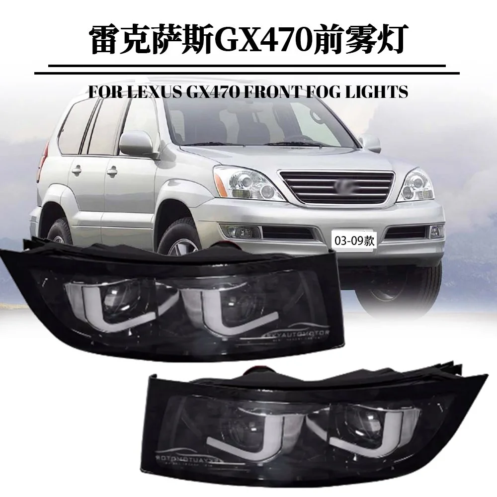 1 Set LED DRL For Lexus GX470 UZJ120 2003 2004 2005 2006 2007 2008 2009 Turn Signal Daytime Running Light Front Bumper Fog Lamp