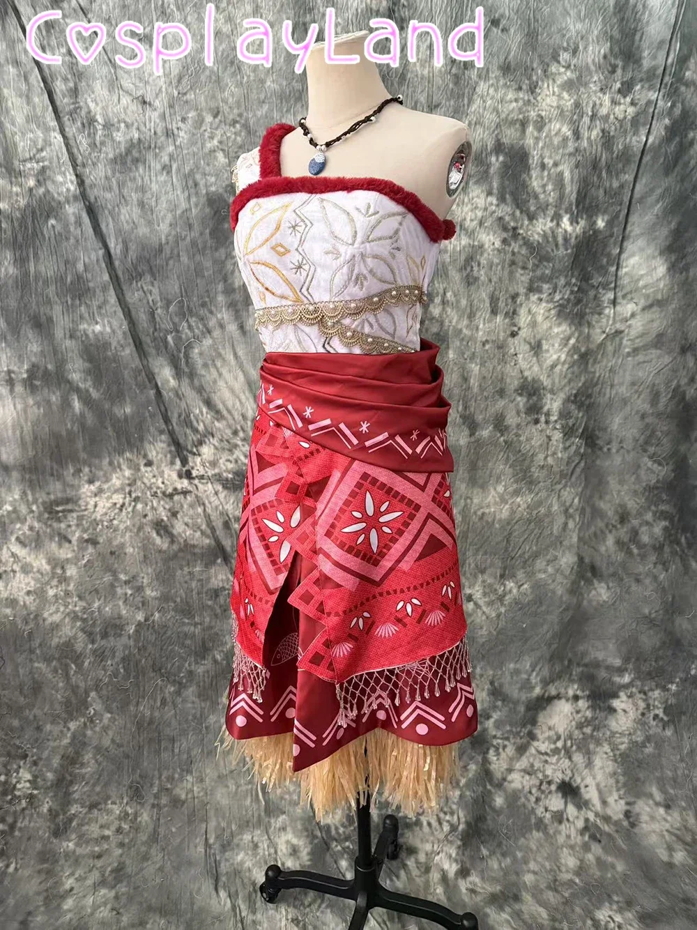 Robe de princesse Moana, Costume de Cosplay, robe de plage d'été, accessoires de jupe supérieure, Costume d'halloween et de noël, jeu de rôle sur mesure