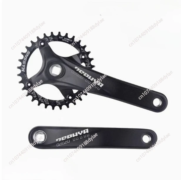 

Mountain bike hollow integrated dental disc crank central shaft 104BCD 170 172.5 175MM