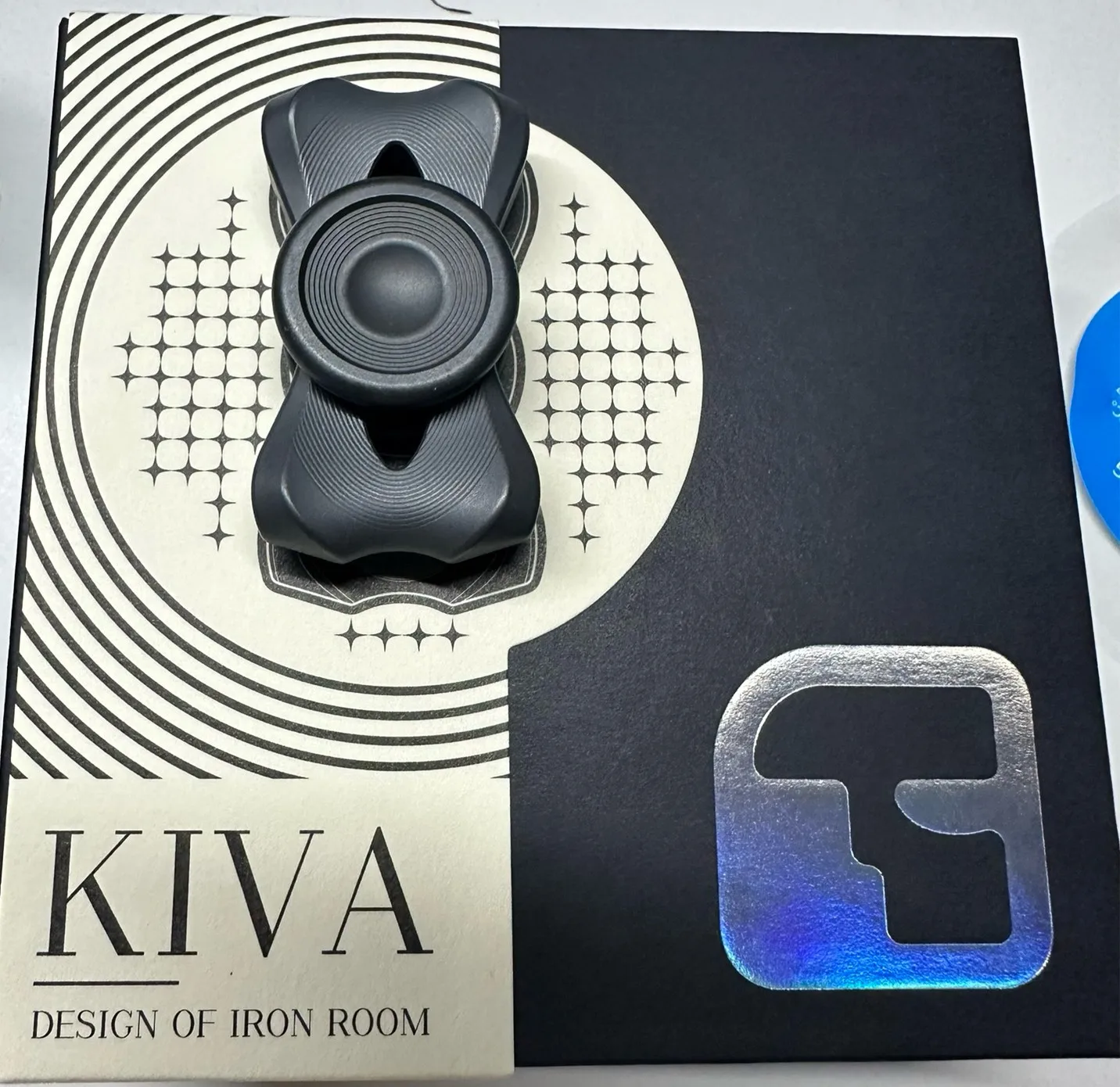 Kiva Zirconium Two Pages, Ceramic Washed Gyroscope EDC