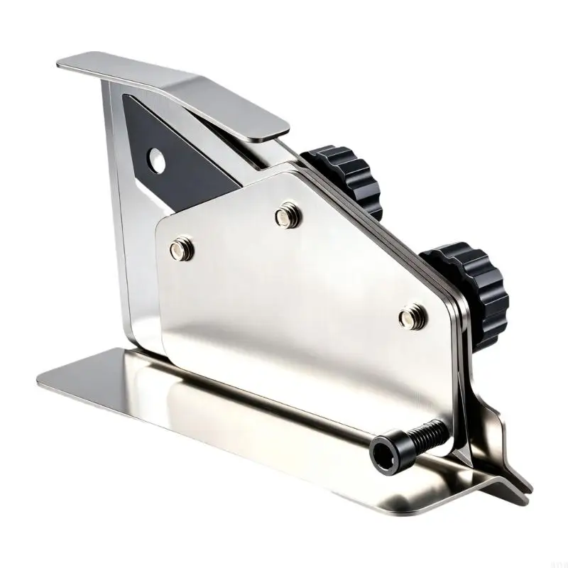 Adjustable Corner Trim Guide Frame, Metal Positioning Aid with Knob-Controlled Adjustment for Trim Fitting, Repair M4YD
