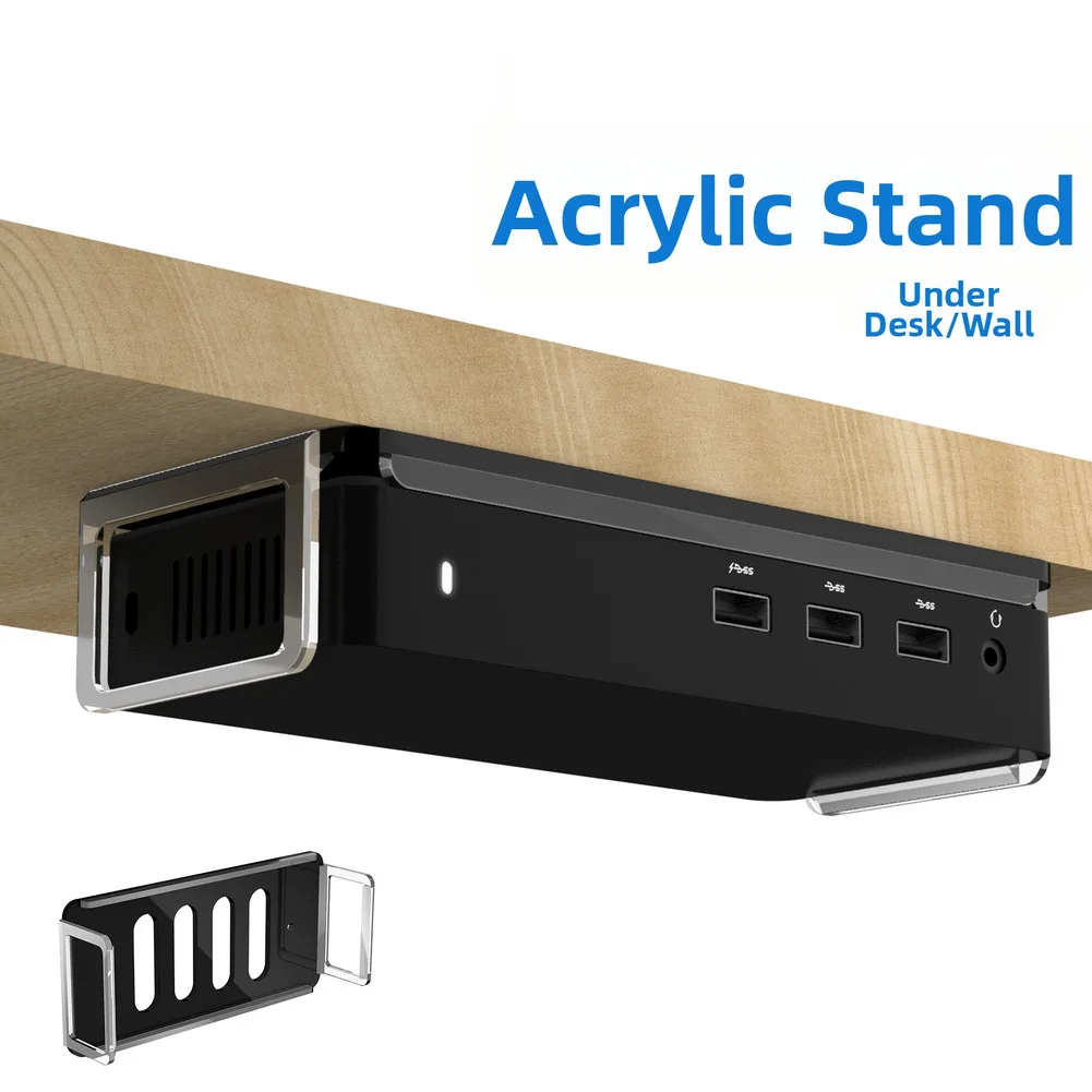 Under Desk Mount For Dell D3100: Space-Saving Dock Station Fixed Bracket With Easy Installation Laptop Organization