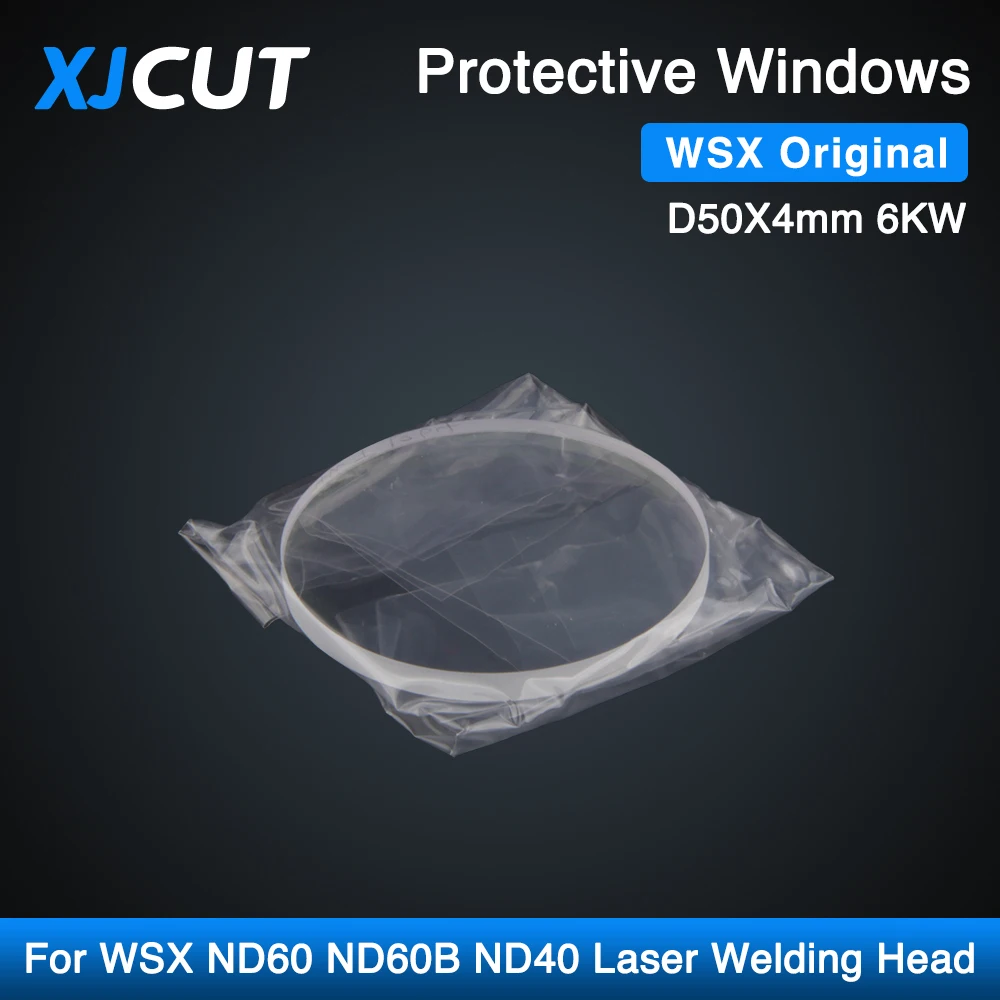 10 قطعة/الوحدة WSX الأصلي واقية ويندوز عدسة D50 * 4 6000 واط عدسة بصرية ل WSX ND60 ND60B ND40 الليزر لحام رئيس 900-1100nm #2