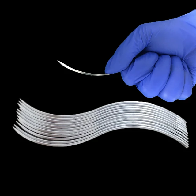 2pcs/5pcs/12pcs Cow Cattle Horse Camel Large Animals Stainless Steel S Shape Suture Needle 135mm Sharp Farming Tools Supplies