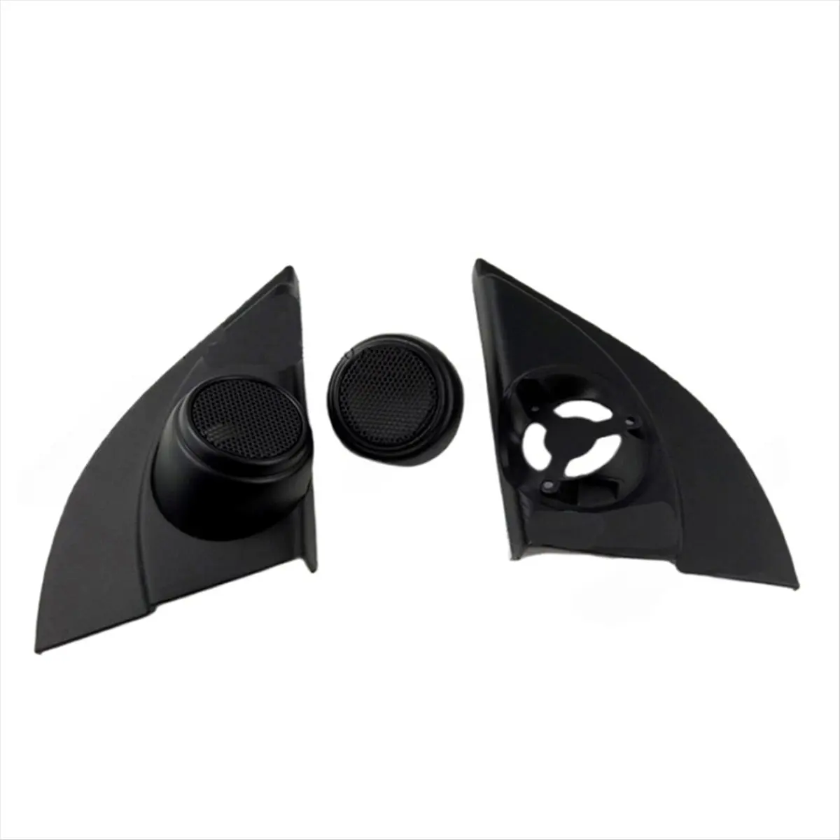 #59C For Hyundai Car Tweeter Refitting Audio Door Angle Gum Speaker Cover,Car Tweeter Refitting,(Black)