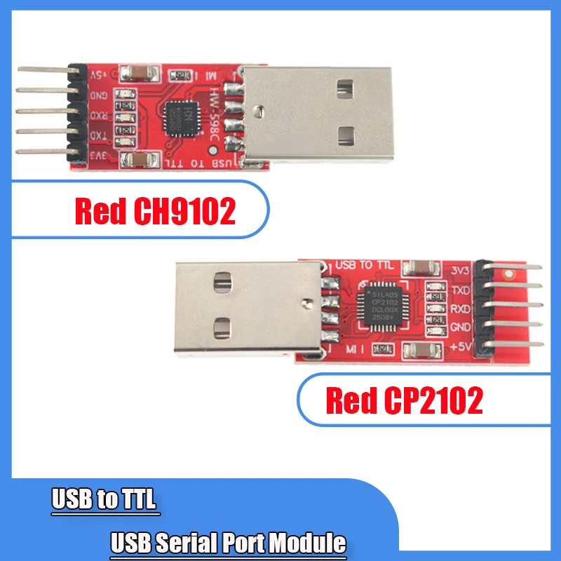 USB To TTL Serial UART CP2102 CH9102 Module STC Downloader USB-to-serial Port Convert Module Upgrade for Arduino
