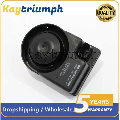 New 1pcs Security Alarm Siren Speaker Horn 1K0951605C 1K8951605A for VW Audi and Porsche
