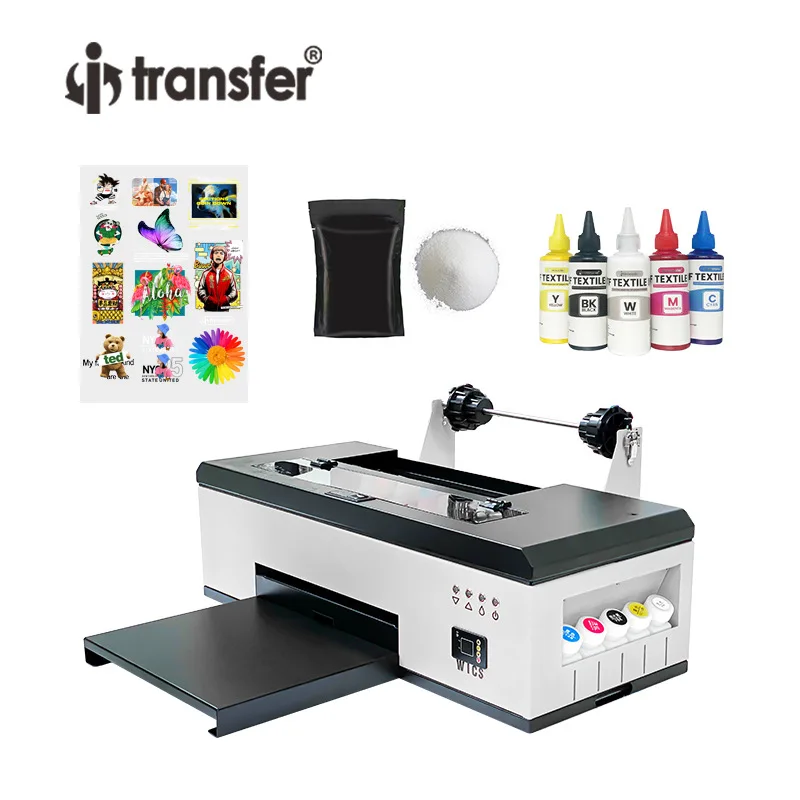 A3 L1800 Offset Heat Transfer PET Film Printer with Automatic White Ink Circulation and Free Control of Paper Advance and Retrea
