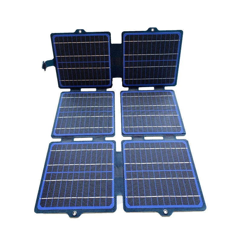 150W Solar Panel ETFE 5V/12V Waterproof Foldable Solar Charger Portable Mobile Power USB+Type-C+DC for Outdoor Camping Hiking