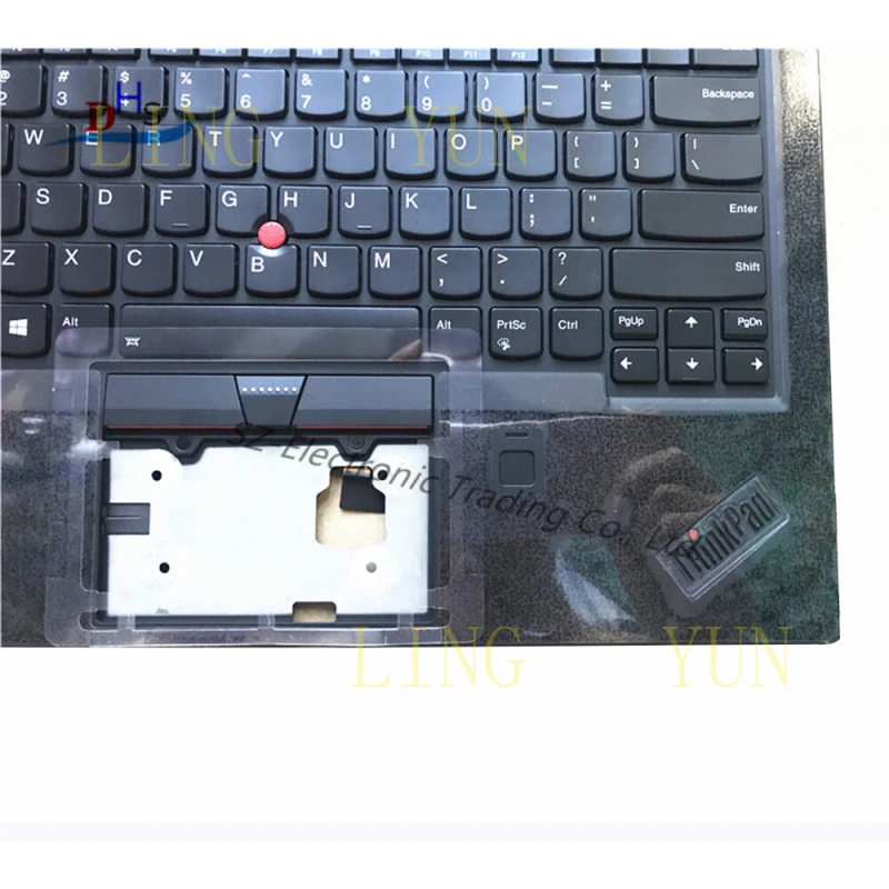 Z  02HL882 For Lenovo Thinkpad X1 Carbon 6th Palmrest Keyboard Bezel Cover 02HL880