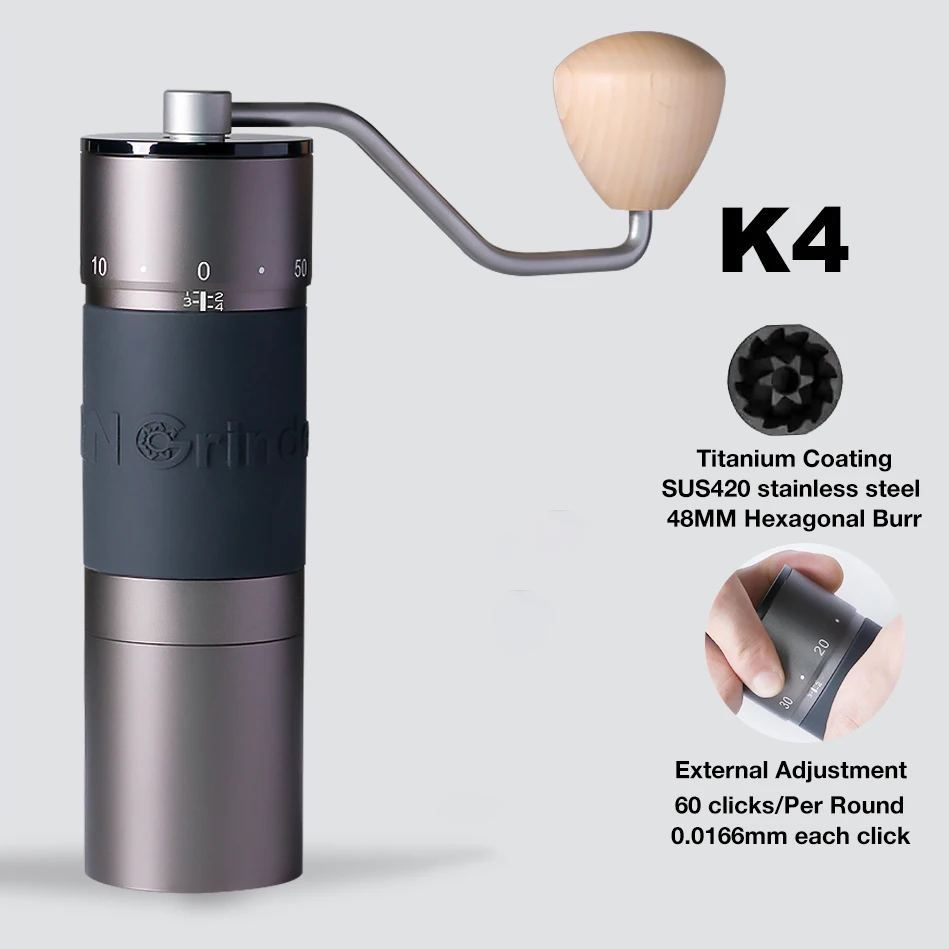 Kingrinder K2 / K4 / K6 Manual Coffee Grinder Portable Hand Mill