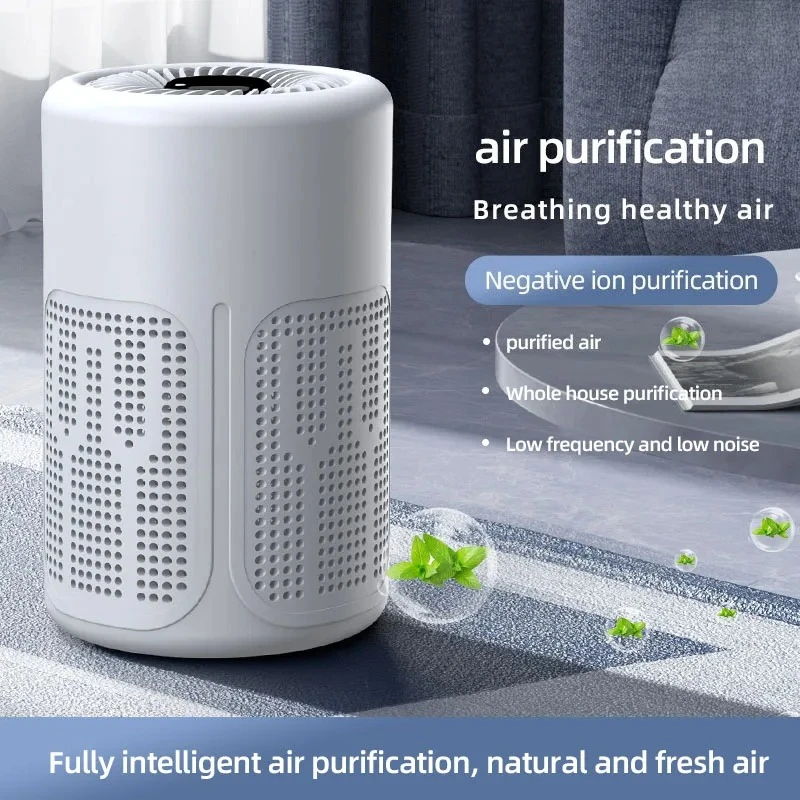 Mini Desktop Air Purifier HEPA Filter Air Purifier Eliminates Formaldehyde Odors Smoke And Dust Particles Deodorizing New Home