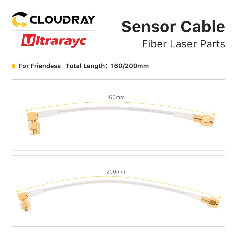 Cavo del sensore laser Ultrarayc per Precitec Raytools Hans Fibra ottica Amplificatore laser Preamplificatore Testa di taglio Macchina