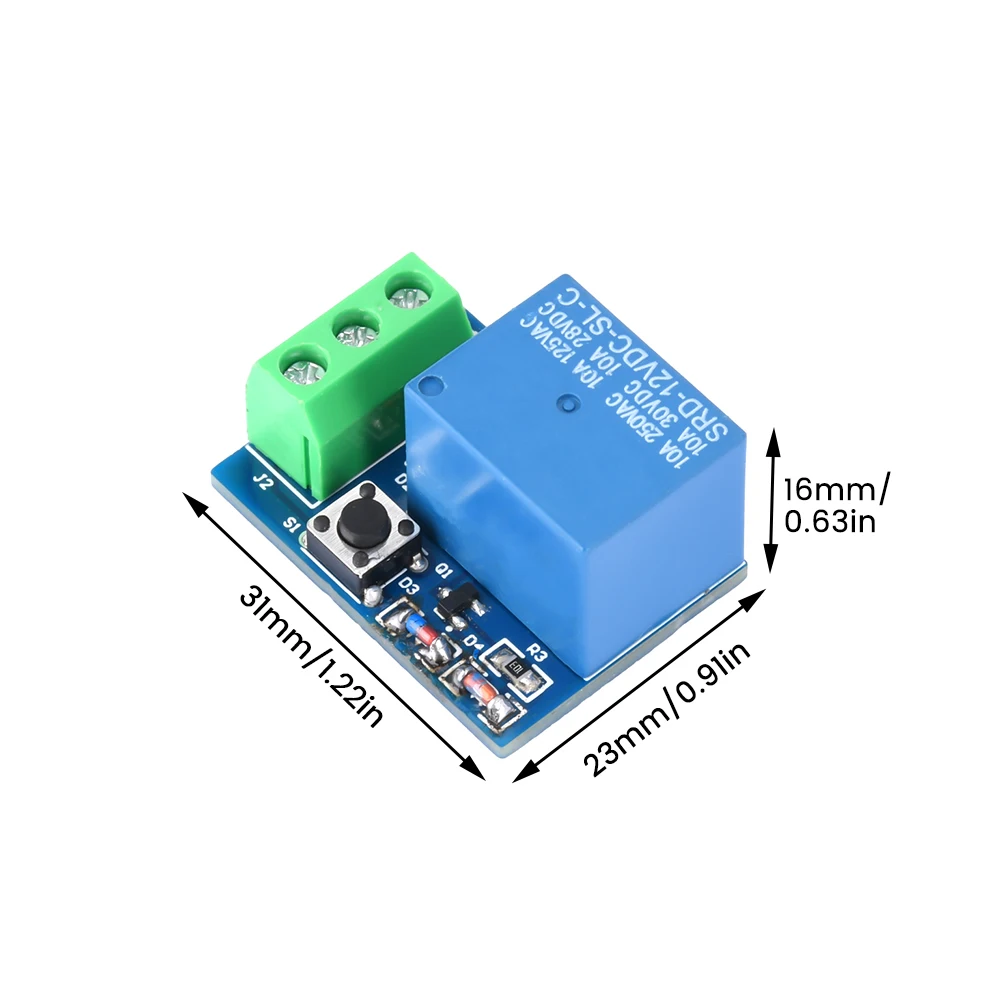 12V Battery Protection Module Lead-acid Battery Protection Board Over-discharge Low Voltage Protection Relay Module 10A