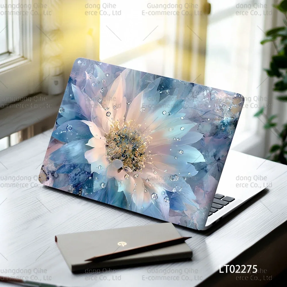 2 Pack Doodle Forest Daisies Laptop Stickers Waterproof Aesthetic Computer Decals for MacBook Tablet PC Art Crafts Stickers