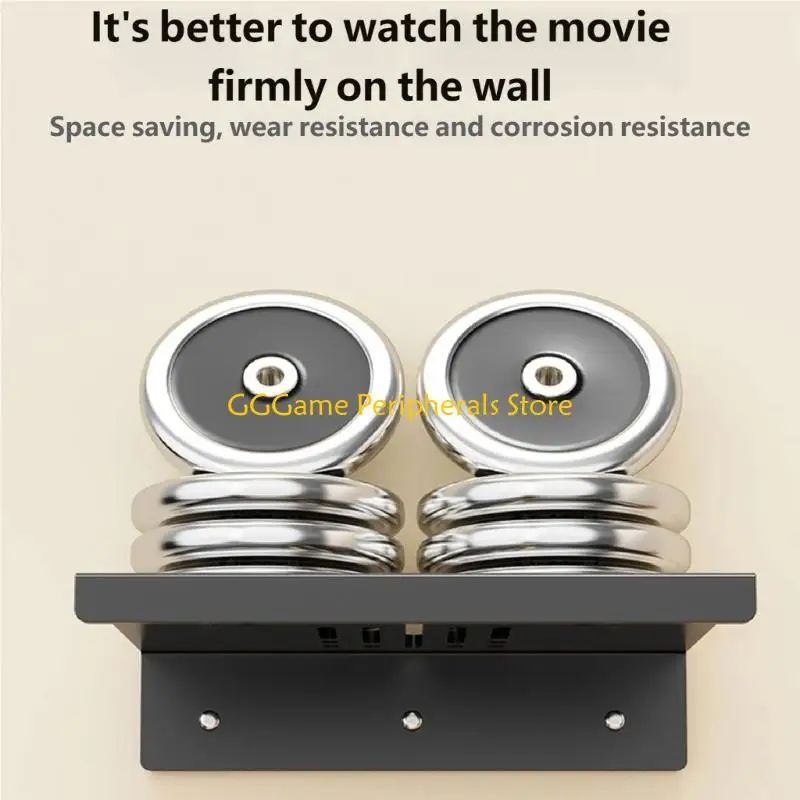 Picture 5: U55B Large AntiSlip Projectors Shelf For Wall Mounting No Damage Installation 240mm Depth Supports Multiple Devices