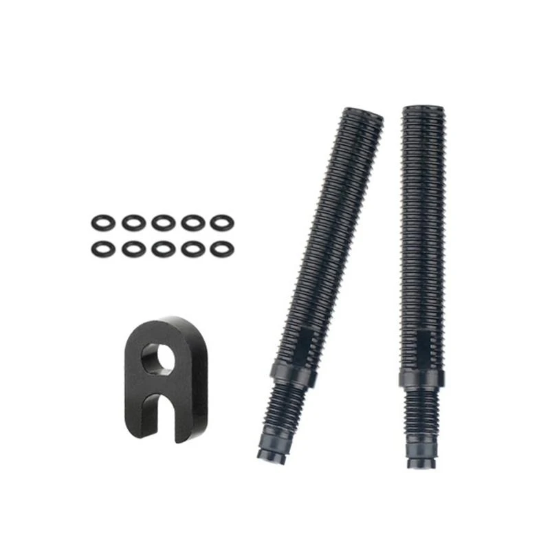 Bike Tire Valve Extenders Durable Nipple Adaptor Alloy Wheel Tire Valves Extension for Cycling Equipment
