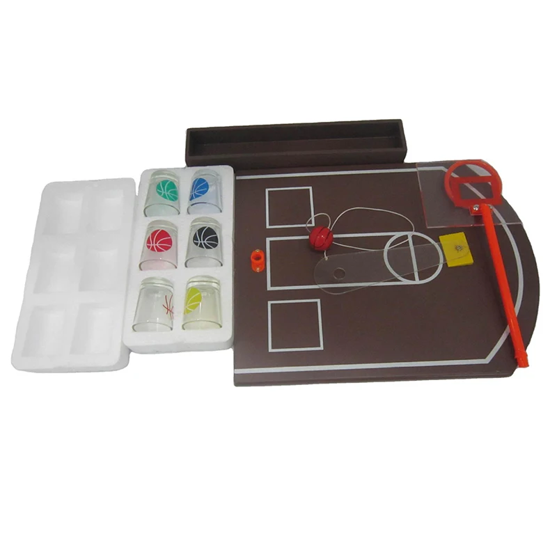 Ceative Desktop Basketball Game Bar Drinking Games Basketball Court Bar Toy Table Games Drink Game for Bar KTV Club Family Party