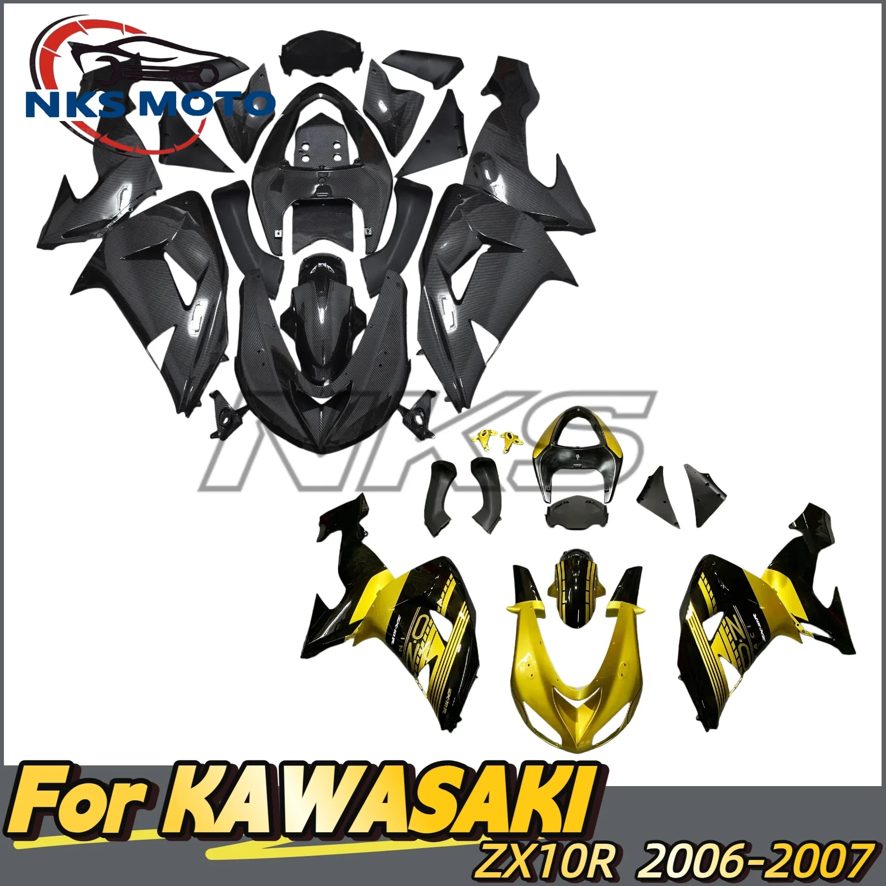 

New ABS Motorcycle Fairings Kit Fit For Kawasaki Ninja ZX10R 2006 2007 06 07 10R ZX-10R Bodywork Set Custom Red White Black