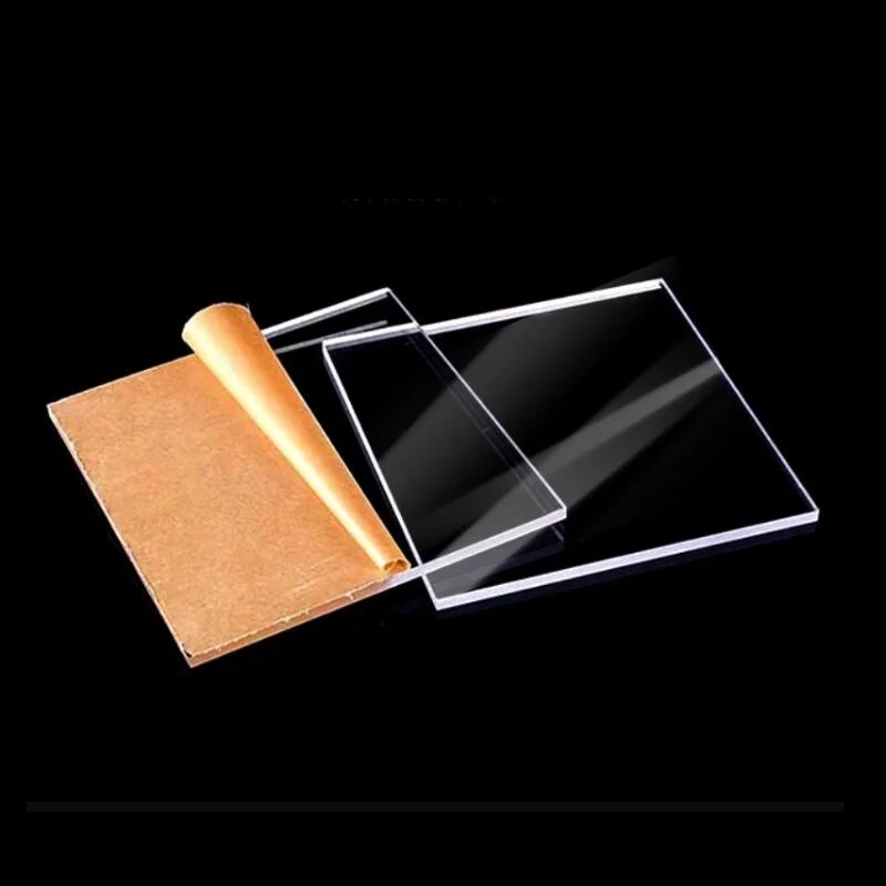 Small Square Clear Acrylic Sheet ,Transparent Plexiglass Sheet ,Processing Custom Handmade DIY Display Box