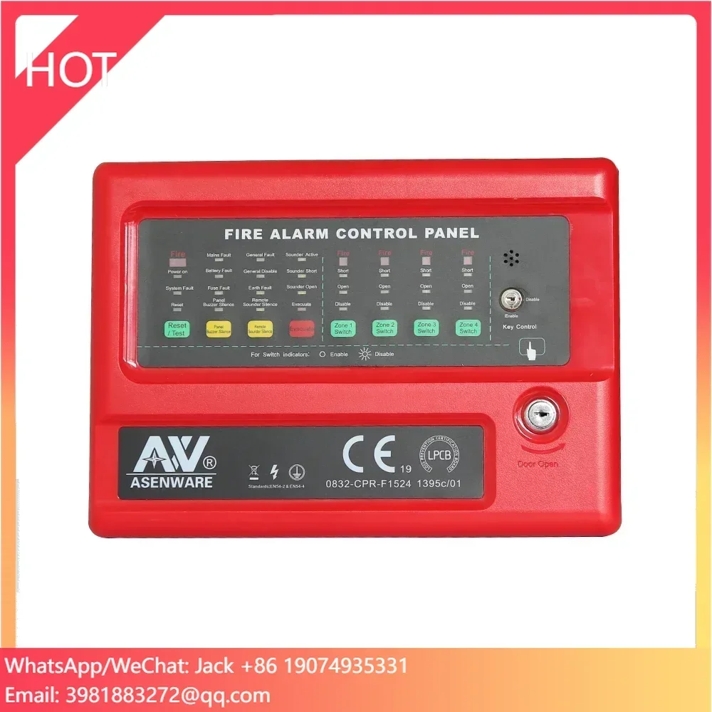 

fire detection wireless 2 zone fire alarm control panel ce certificate