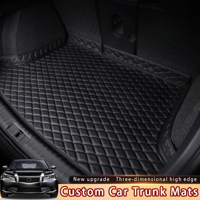 

Custom 3D High Edge Leather Car Trunk Mat For Chery All Models QQ3 QQ6 Ai Ruize A3 Tiggo X1 QQ A5 E3 V5 EQ1 Tiggo Car Accessory