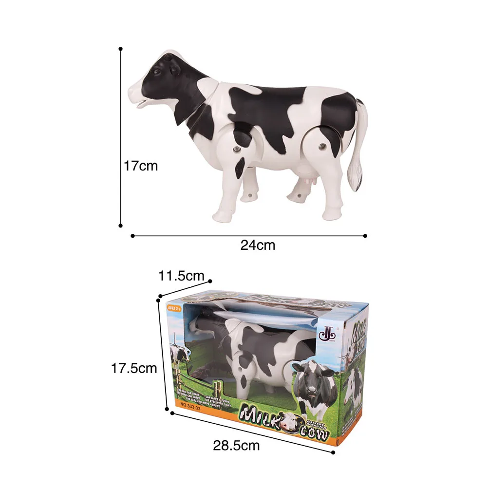 

Figurine Toddler Animals Figurines Figure Model Cows for Toddlers Child