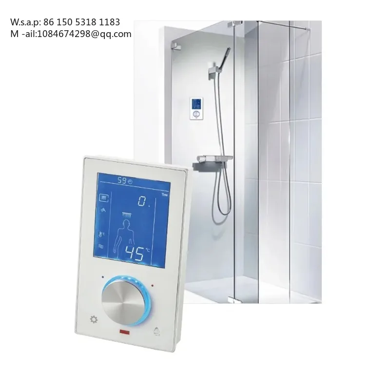 3-Function Smart WiFi Shower Set, Modern Bathroom Rainfall Shower System