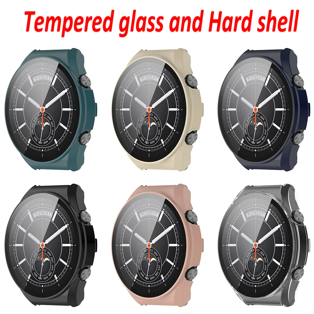 Screen Glass Protector Case For Xiaomi watch S1 чехол Smartwatch PC Hard Edge Protective Bumper Cover Accessories