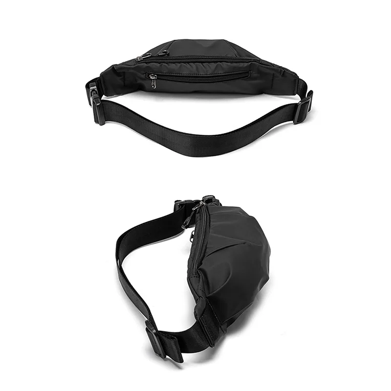 Men Fanny Pack Teenager Outdoor Sports Running Cycling Waist Bag Pack Male Fashion Shoulder Belt Bag Travel Phone Pouch Bags