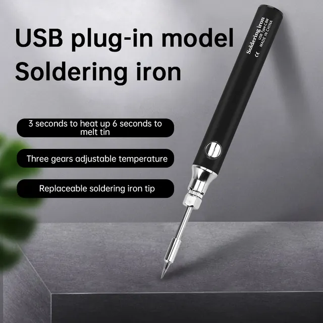 Compact USB Soldering Iron for Phone Upgrades