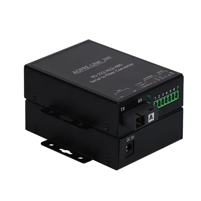 AOPRE-LINK5107 2 Channel RS485/ 1 Channel RS422/ 1 Channel RS232 Bidirectional Data Single-mode Serial Fiber Optic FTTH