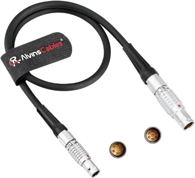 Alvin's Cables Teradek RT Run Stop Cable for ARRI Alexa Mini Camera, Teradek RT MDR.X MDR.S Receiver 6 Pin to 7 Pin 40CM 16in