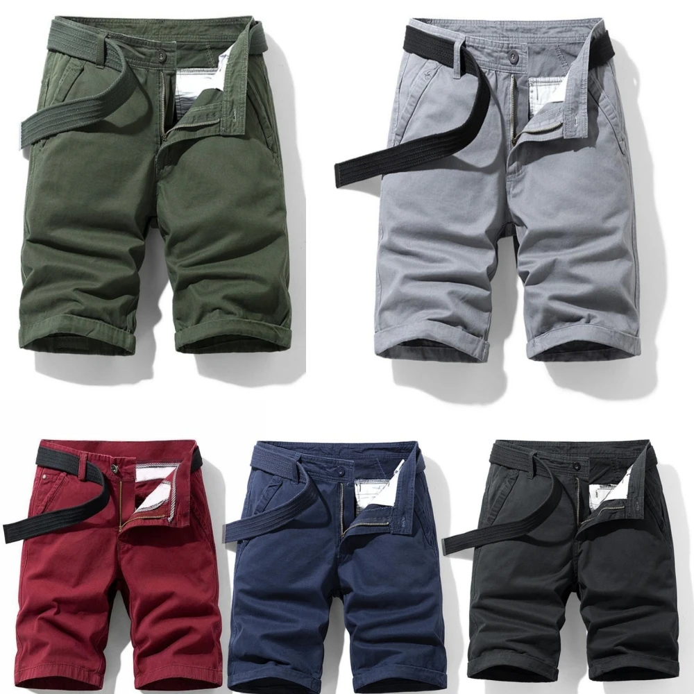 New Men\'s Military Cargo Shorts Outdoor Running Sport Shorts Summer Man Fashion Tactical Short Pants Y2k Sweatpants Male