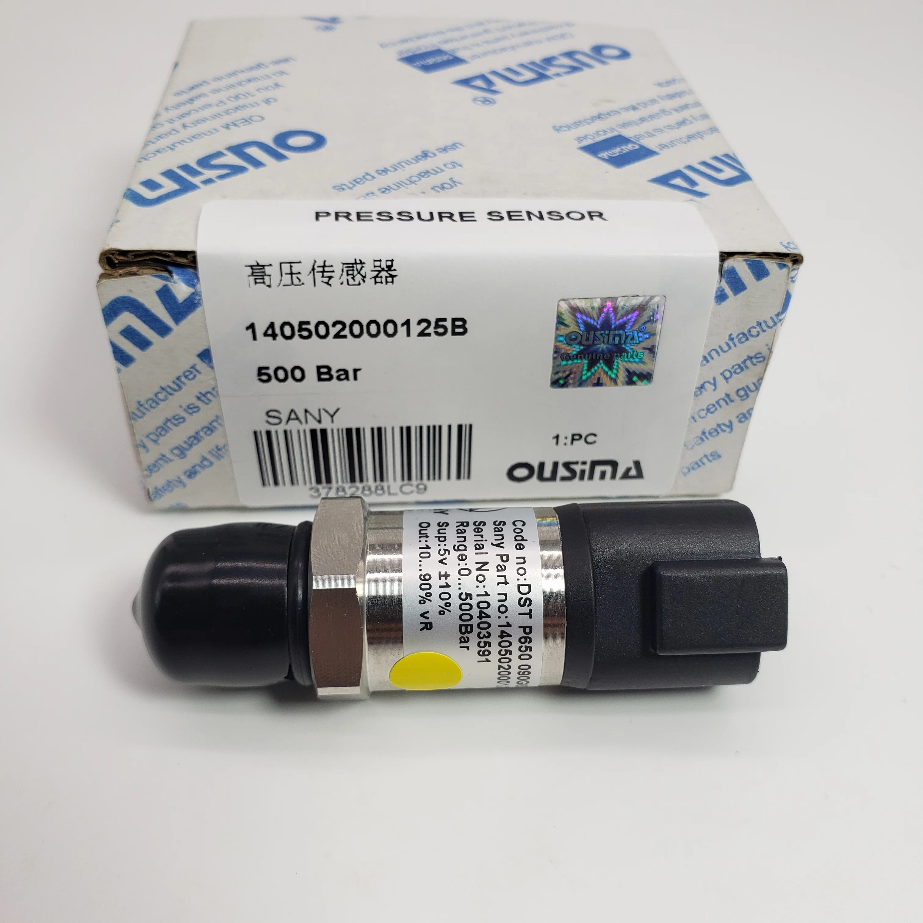

SANY Part High Pressure Sensor 140502000125B 500 Bar