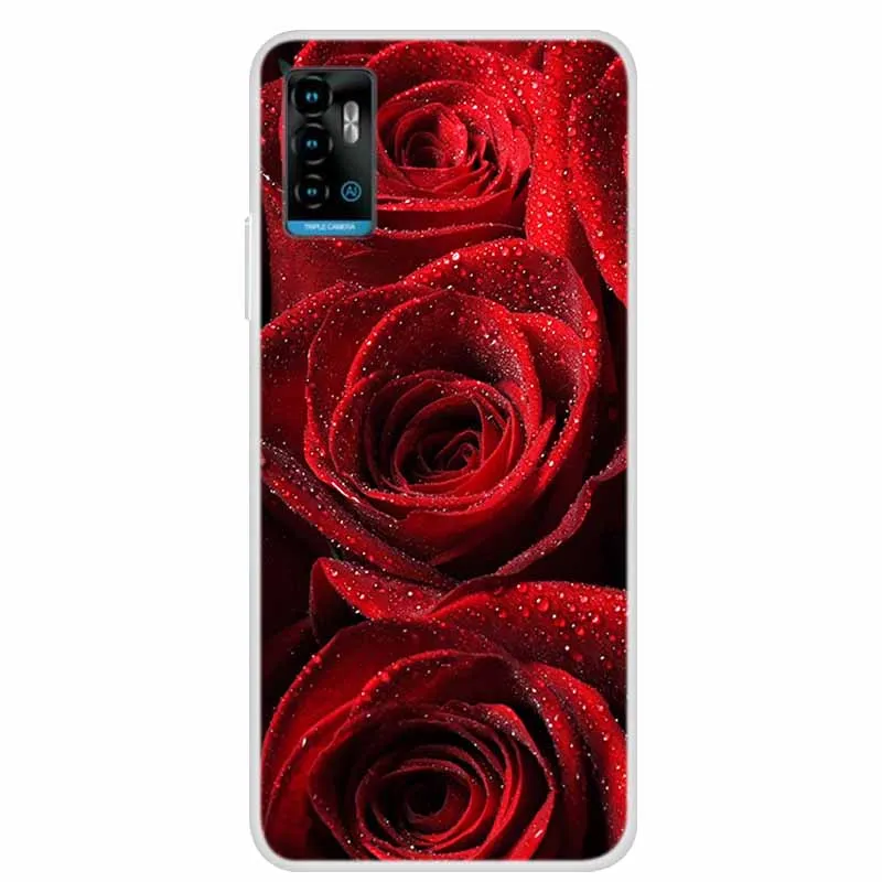 For ZTE Blade A71 Case Luxury Bumper Silicone TPU Soft Cover Phone Case For ZTE Blade A71 A7030 Shockproof Love Coque etui Funda