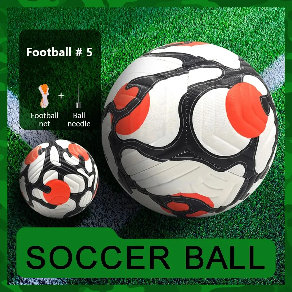 Soccer Ball PU Material Size 5 Size 4 Machine-stitched Balls Goal Outdoor Football Training Match League Child Men Futbol 1PC