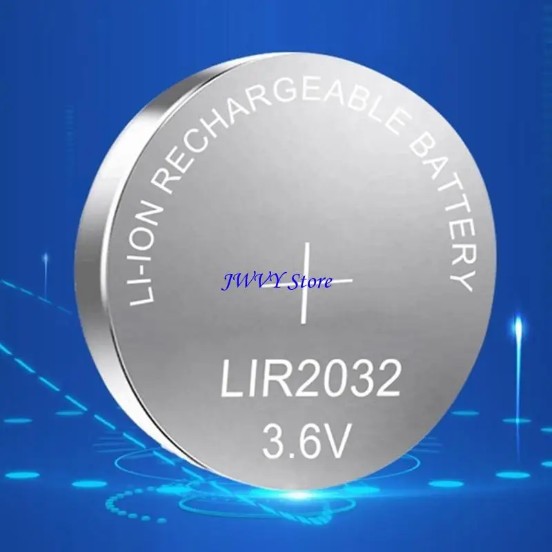 573A Set of 5/10/15/20/25/30pcs 3.6V 40mAh LIR2032 Batteries LIR 2032 Button Cell Rechargeable Battery Replace for CR2032