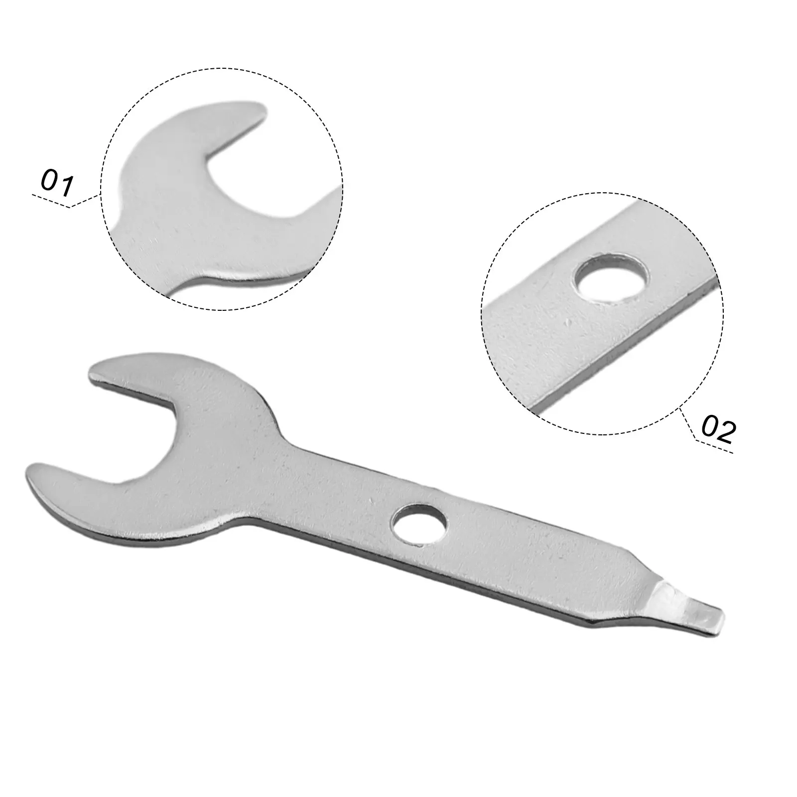 Mini Drill Chuck Nut 3pcs M8X0 75mm with Wrench for Rotary Tool Accessories Compatible with Electric Grinder Thread
