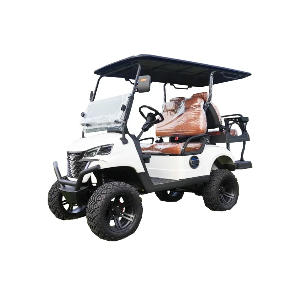 Environmental Protection And Energy Conservation Mini 4 Wheel Solar Powered Electric Golf Cart