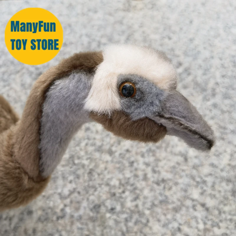 Emu Bird Plush Toy High Fidelity Cassowary Plushie Ostrich Peluche Lifelike Stuffed Animals Simulation Doll Kawai Toy Gifts Kids